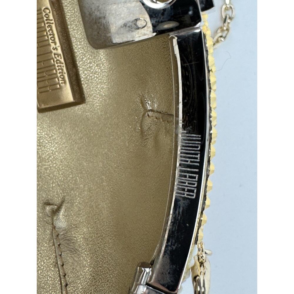 Judith Leiber Couture Crystal Football Minaudiere Clutch Bag - Picture 13 of 16